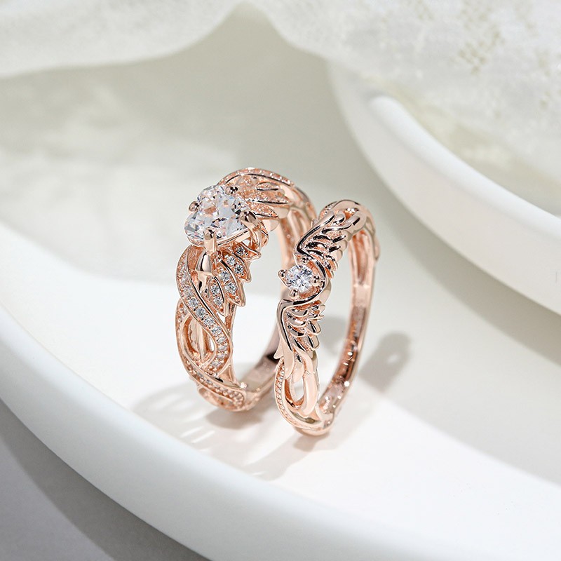 Angel on sale wedding ring